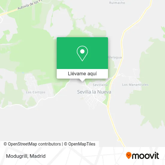 Mapa Modugrill