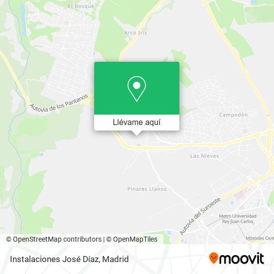 Mapa Instalaciones José Díaz
