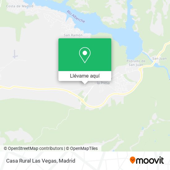 Mapa Casa Rural Las Vegas