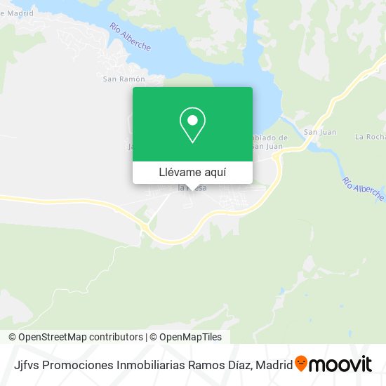 Mapa Jjfvs Promociones Inmobiliarias Ramos Díaz