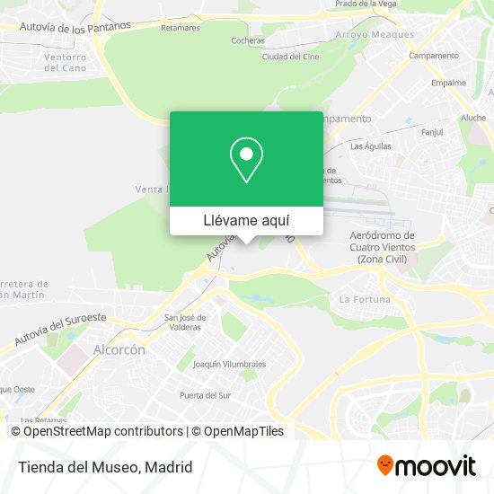 Mapa Tienda del Museo