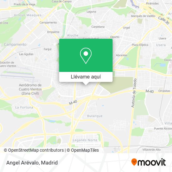 Mapa Angel Arévalo