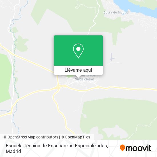 Mapa Escuela Técnica de Enseñanzas Especializadas