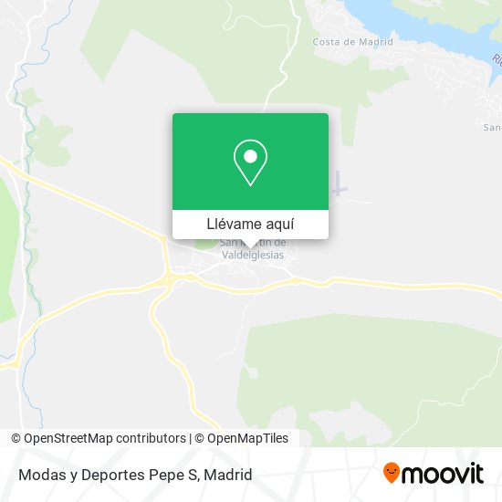 Mapa Modas y Deportes Pepe S