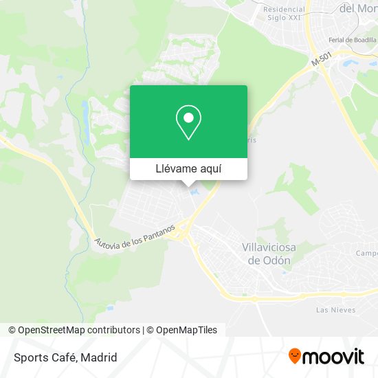 Mapa Sports Café