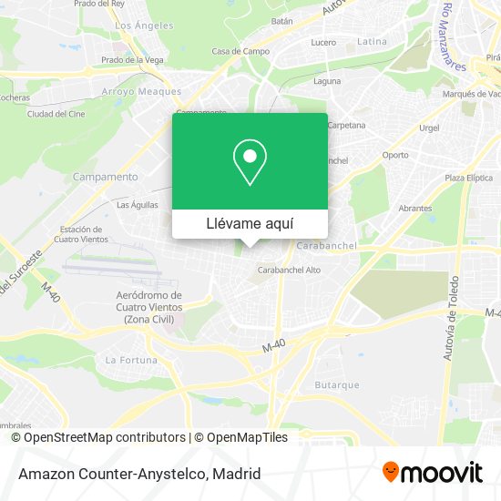 Mapa Amazon Counter-Anystelco