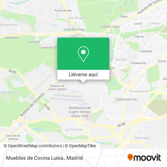 Mapa Muebles de Cocina Luisa.