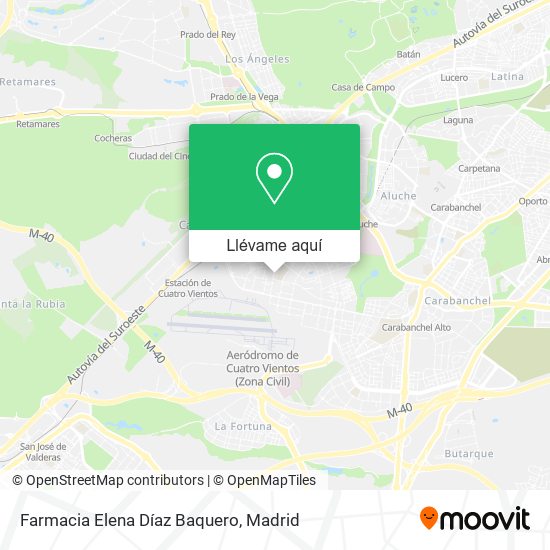 Mapa Farmacia Elena Díaz Baquero