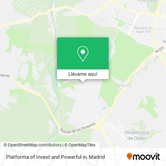 Mapa Platforma of Invest and Powerful in
