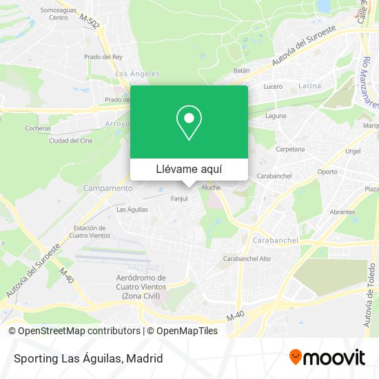 Mapa Sporting Las Águilas