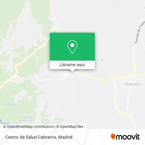 Mapa Centro de Salud Cebreros