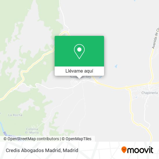 Mapa Credis Abogados Madrid