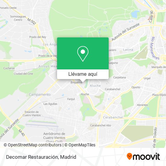 Mapa Decomar Restauración