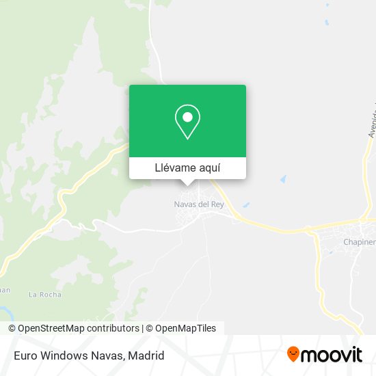 Mapa Euro Windows Navas