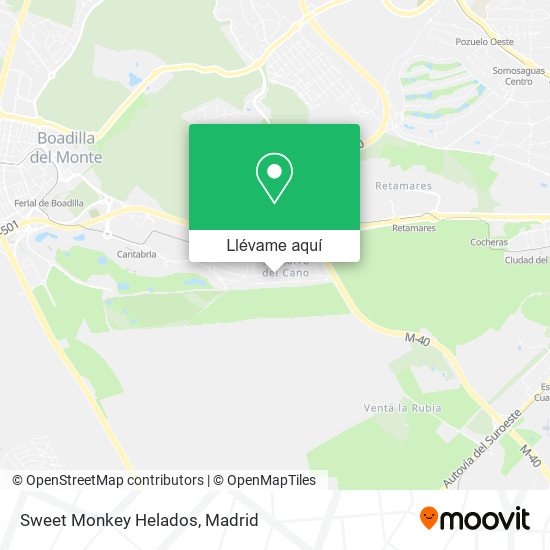 Mapa Sweet Monkey Helados