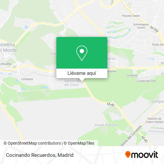 Mapa Cocinando Recuerdos