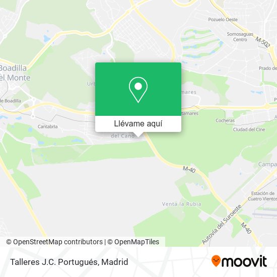Mapa Talleres J.C. Portugués