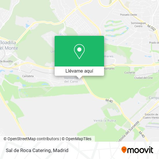 Mapa Sal de Roca Catering