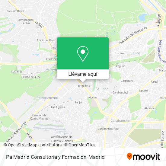 Mapa Pa Madrid Consultoría y Formacion