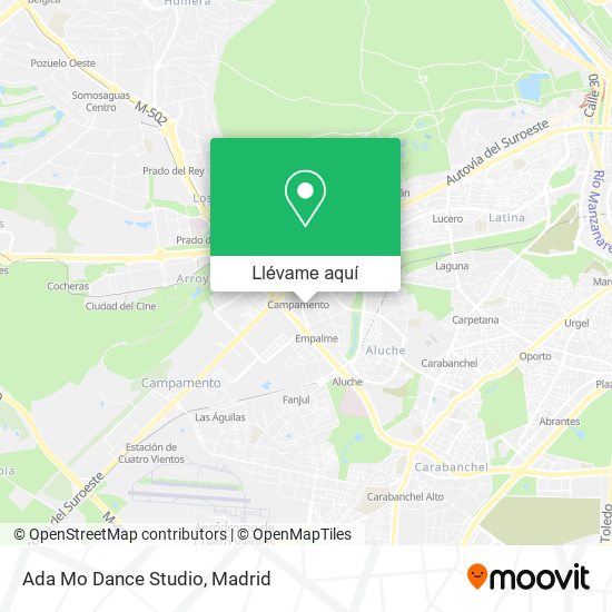 Mapa Ada Mo Dance Studio