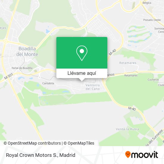 Mapa Royal Crown Motors S.