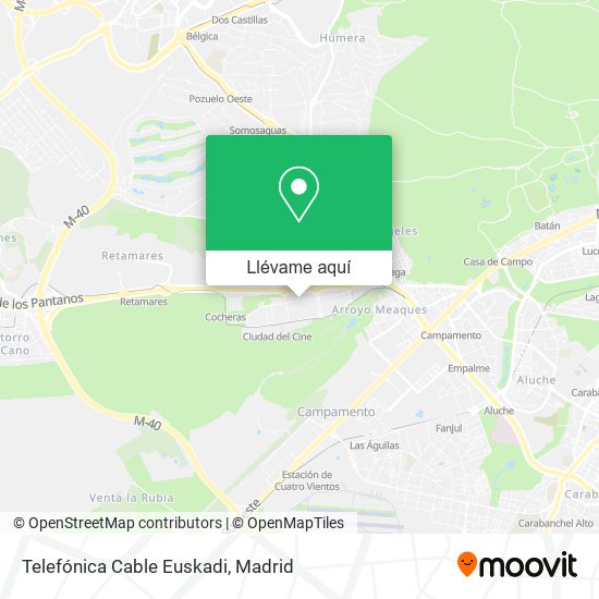 Mapa Telefónica Cable Euskadi