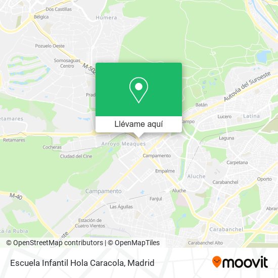 Mapa Escuela Infantil Hola Caracola