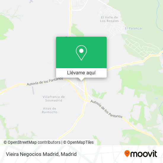 Mapa Vieira Negocios Madrid
