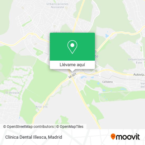 Mapa Clínica Dental Illesca