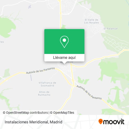 Mapa Instalaciones Meridional