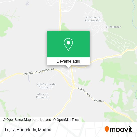 Mapa Lujavi Hostelería