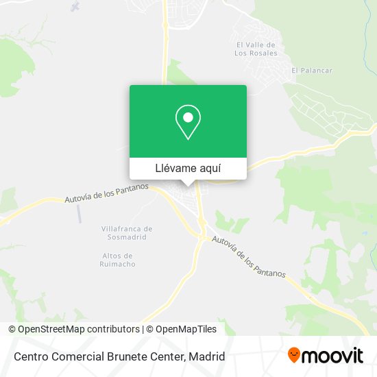 Mapa Centro Comercial Brunete Center