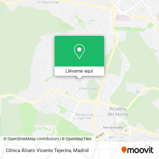 Mapa Clínica Álvaro Vicente Tejerina