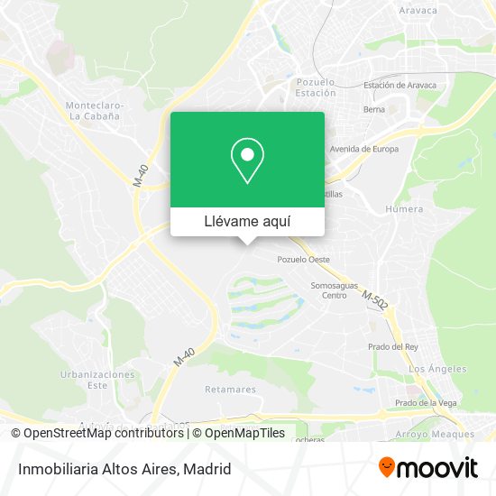 Mapa Inmobiliaria Altos Aires