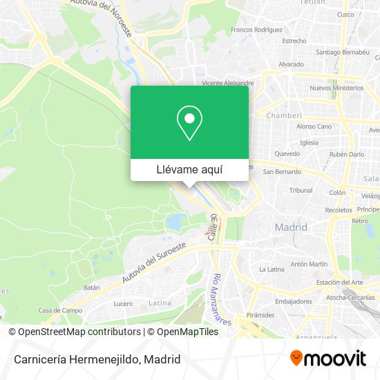 Mapa Carnicería Hermenejildo