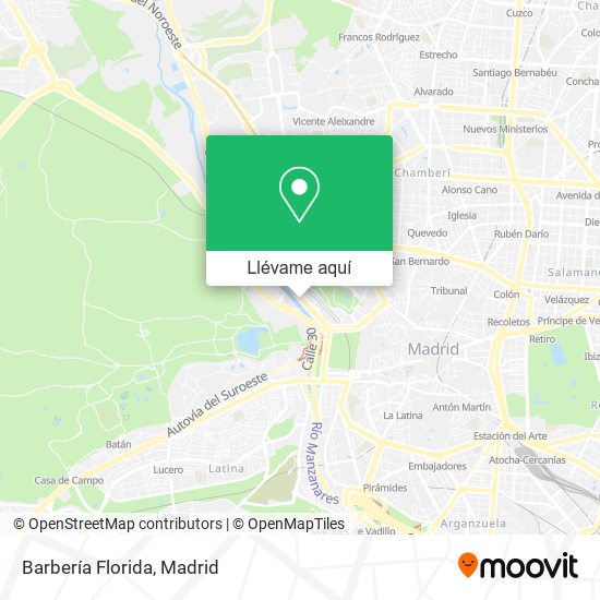 Mapa Barbería Florida