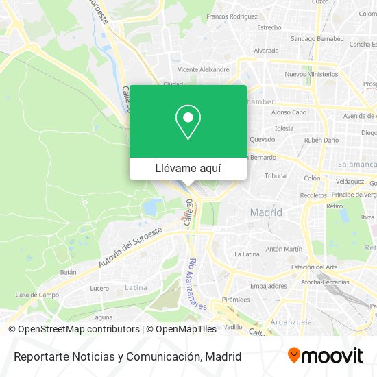 Mapa Reportarte Noticias y Comunicación