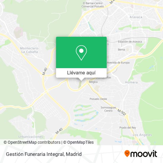 Mapa Gestión Funeraria Integral