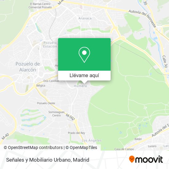 Mapa Señales y Mobiliario Urbano