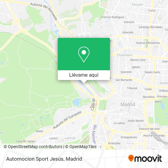 Mapa Automocion Sport Jesús
