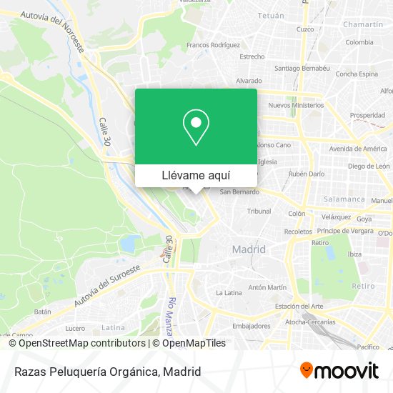 Mapa Razas Peluquería Orgánica