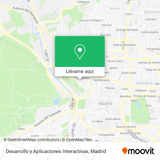 Mapa Desarrollo y Aplicaciones Interactivas