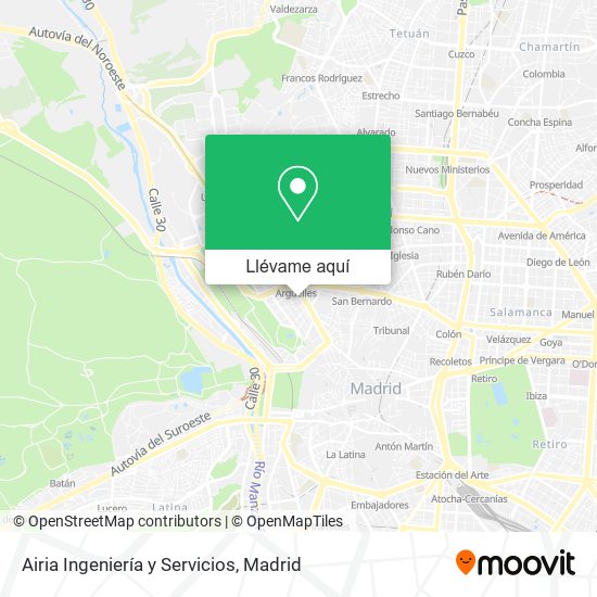 Mapa Airia Ingeniería y Servicios