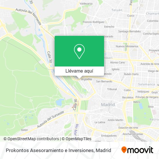 Mapa Prokontos Asesoramiento e Inversiones