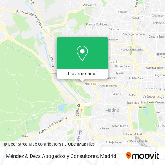 Mapa Méndez & Deza Abogados y Consultores