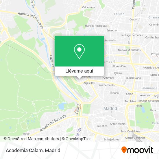 Mapa Academia Calam