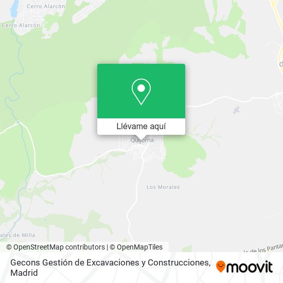 Mapa Gecons Gestión de Excavaciones y Construcciones