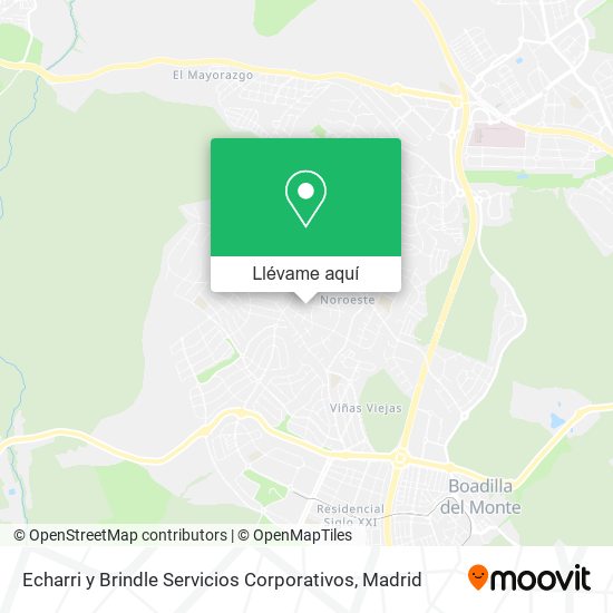 Mapa Echarri y Brindle Servicios Corporativos