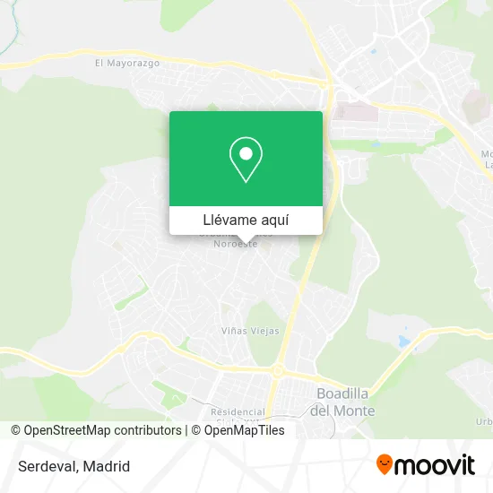 Mapa Serdeval