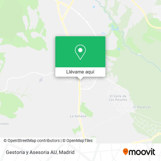Mapa Gestoría y Asesoria AU
